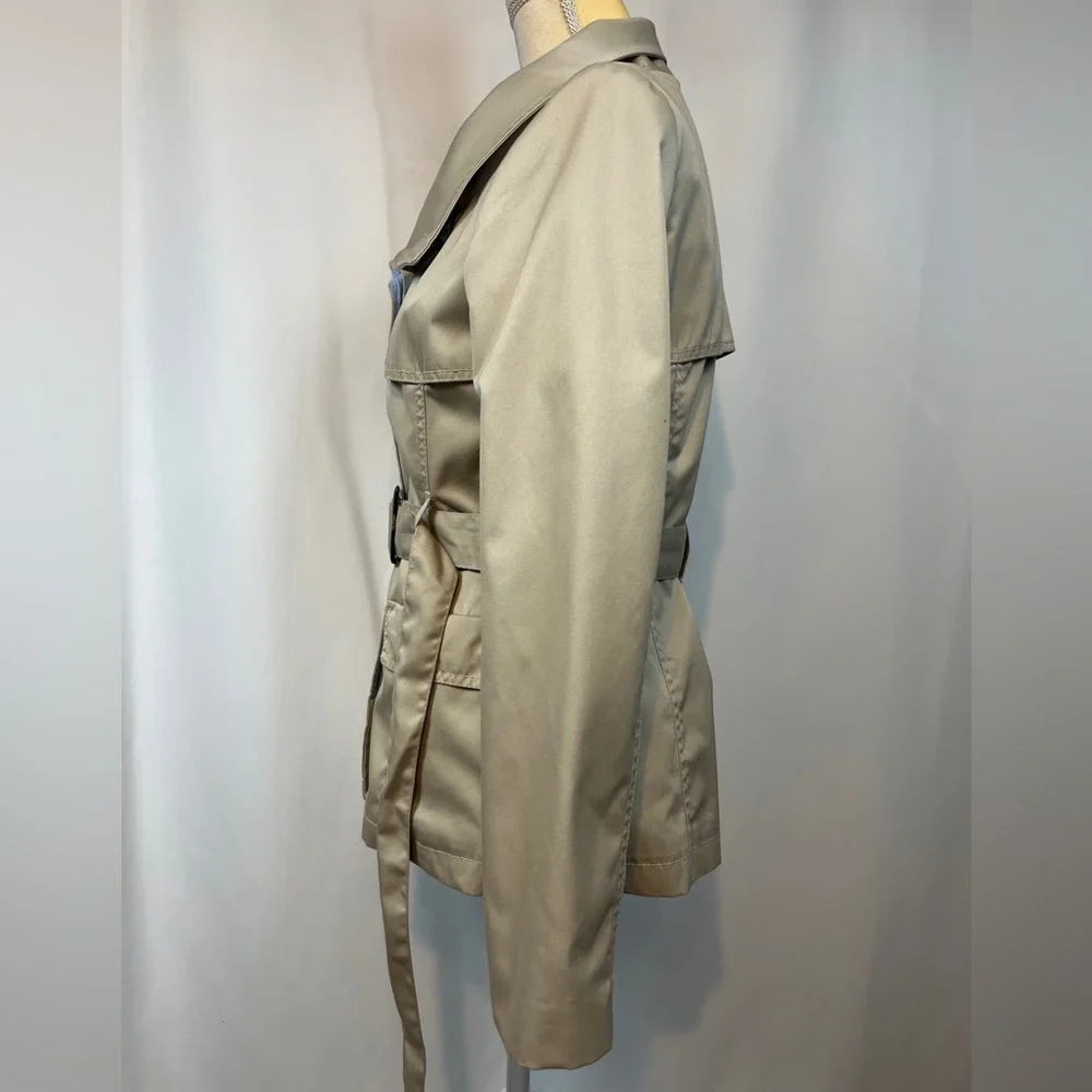 H&M Tan Coat with Belt and Lining Size 10